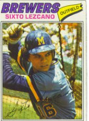 1977 Topps Baseball Cards      185     Sixto Lezcano